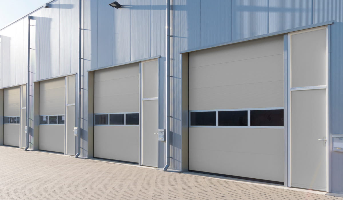 High-speed doors in modern warehouses