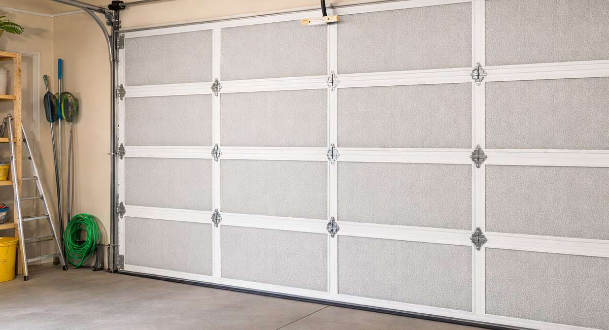 Insulated garage door