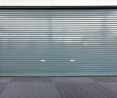 Commercial rolling steel door