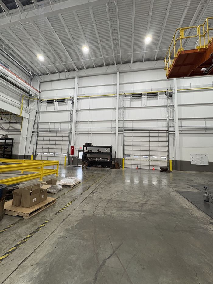 New commercial garage door installation done by Altech Doors.