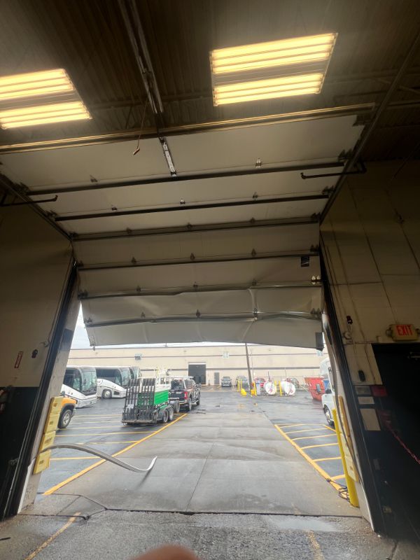 Emergency services overhead door repair.