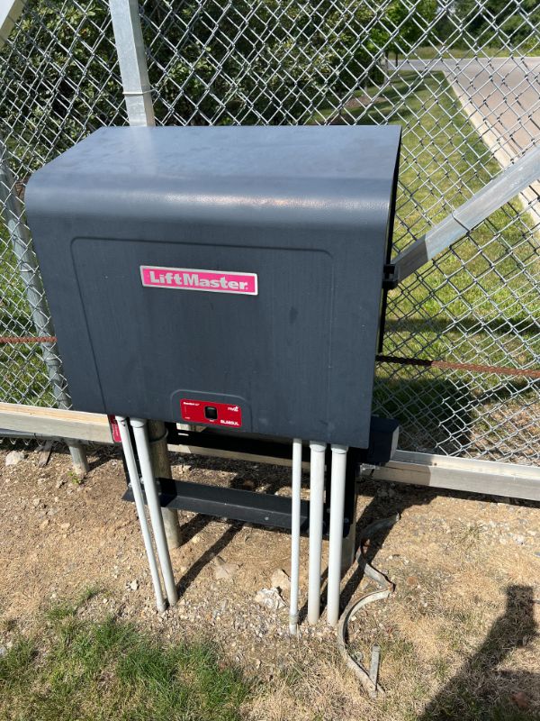 Gate operator installation done by Altech Doors.