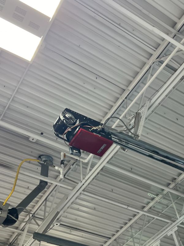 Commercial overhead door operator installation done by Altech Doors.