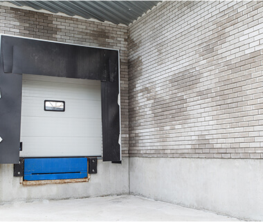 Loading Dock Shelter and Bumper installation done by Altech Doors.