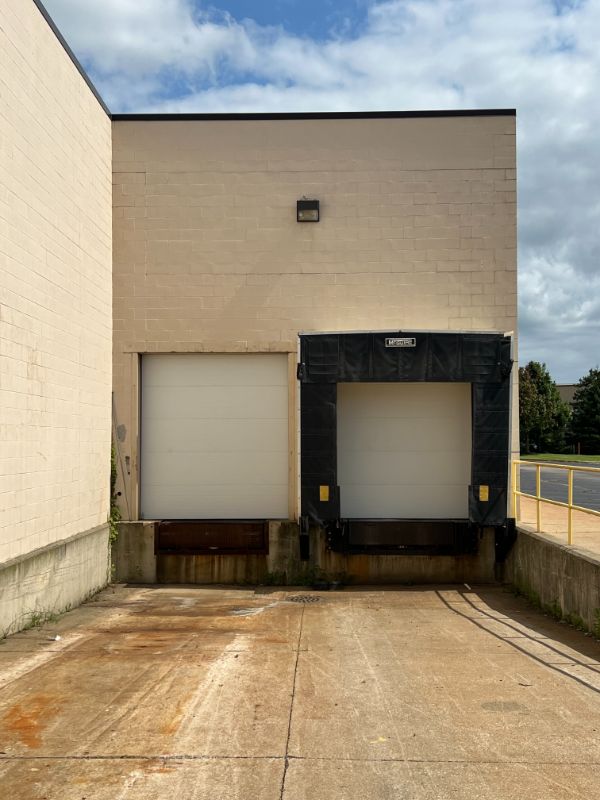 Loading Dock Shelter and Bumper installation done by Altech Doors.