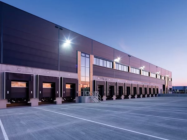 Industrial warehouse loading docks
